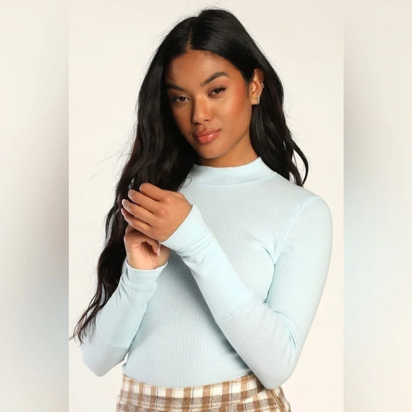 Free People The Rickie Top Light Blue small - Picture 1 of 9